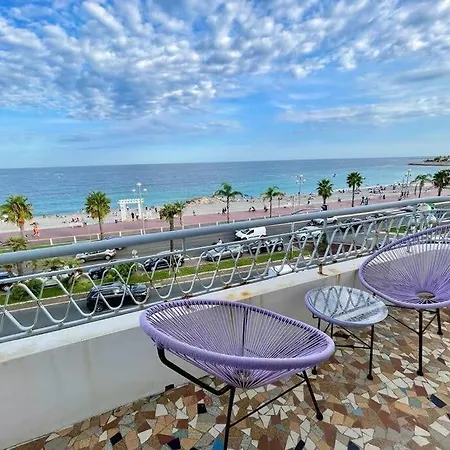 아파트 Front, Superbe Pour 4 Personnes 니스